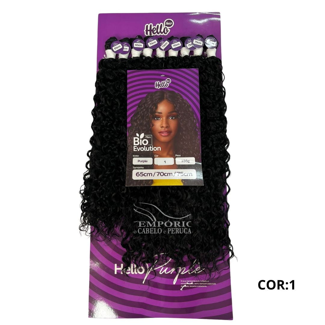 CABELO BIO FIBRA HELLO HAIR PURLE 