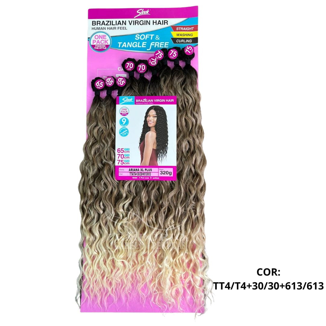 CABELO BIO FIBRA SLEEK BRAZILIAN VIRGIN HAIR ARIANA XL