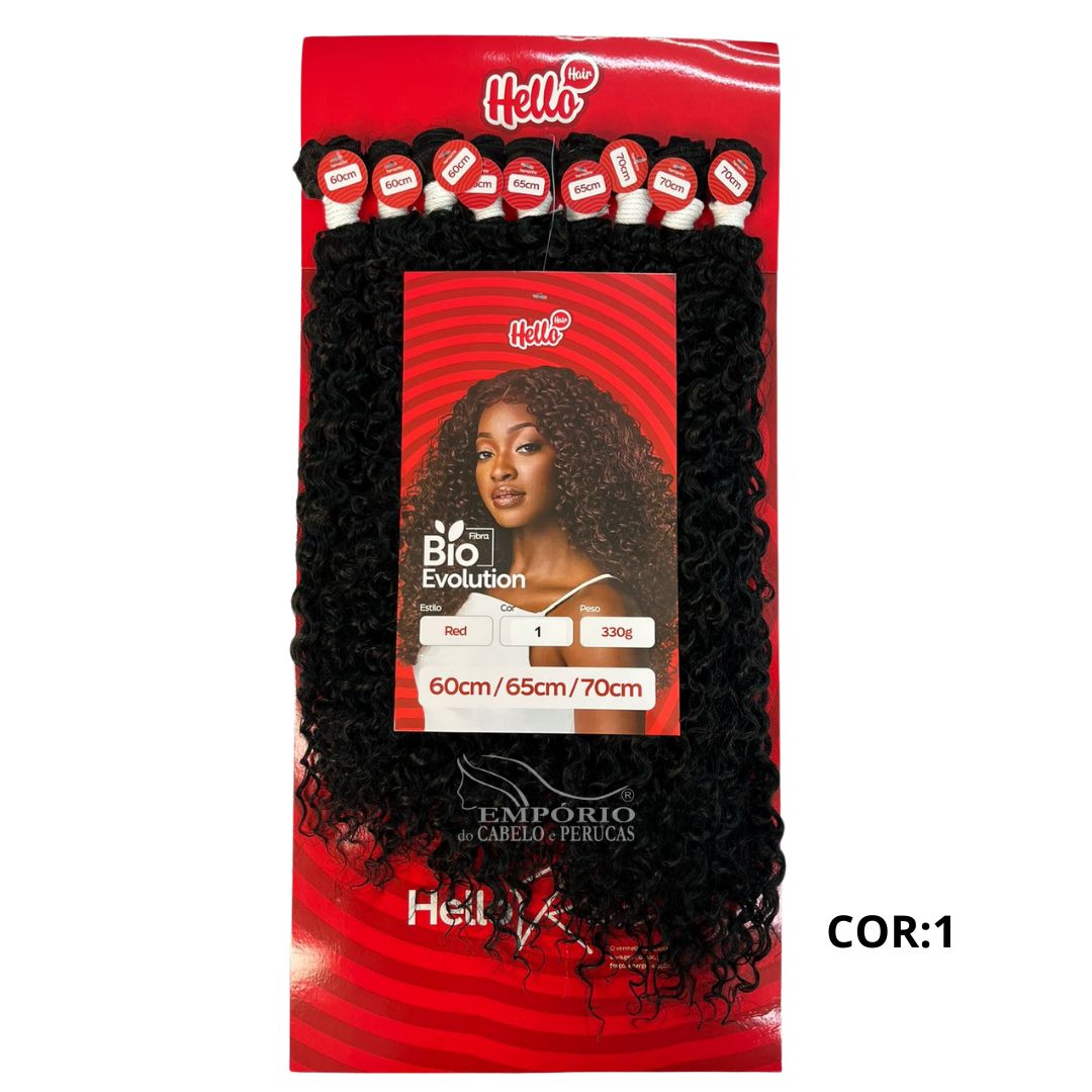 CABELO BIO FIBRA HELLO HAIR RED 