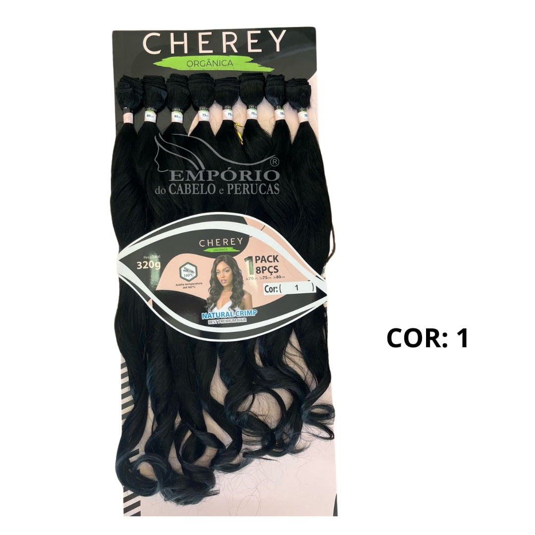 CABELO ORGÂNICO CHEREY NATURAL CRIMP 