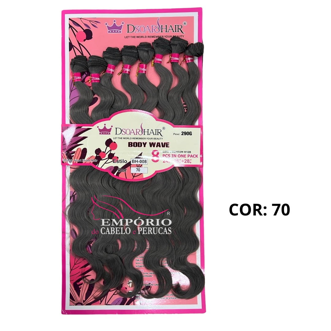 CABELO ORGÂNICO DSOAR HAIR BODY WAVE BH-008 