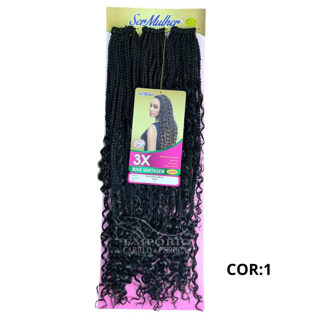 SER MULHER BOHO BOX BRAIDS 300GR