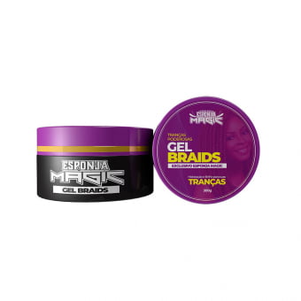 GEL BRAIDS ESPONJA MAGIC 300gr GEL BRAIDS ESPONJA MAGIC 300gr