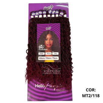 CABELO BIO FIBRA HELLO HAIR PURLE 