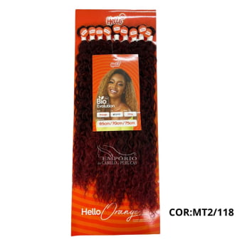 CABELO BIO FIBRA HELLO HAIR ORANGE 