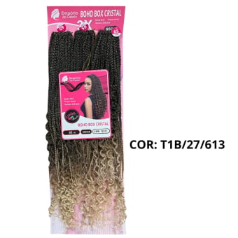 EMPORIO DO CABELO BOHO BOX BRAIDS CRISTAL 300GR EMPORIO DO CABELO BOHO BOX BRAIDS CRISTAL 300GR