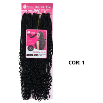 EMPORIO DO CABELO BOHO BOX BRAIDS CRISTAL 300GR
