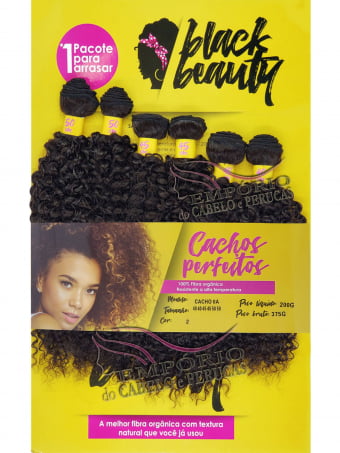 CABELO ORGÂNICO BLACK BEAUTY CACHO 0A CABELO ORGÂNICO BLACK BEAUTY CACHO 0A