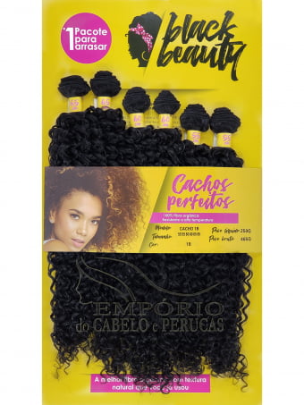 CABELO ORGÂNICO BLACK BEAUTY CACHO 1B CABELO ORGÂNICO BLACK BEAUTY CACHO 1B
