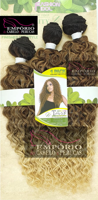 CABELO ORGÂNICO FASHION IDOL TRUE ME DANIELA COR TT4/T30B/24B CABELO ORGÂNICO FASHION IDOL TRUE ME DANIELA COR TT4/T30B/24B