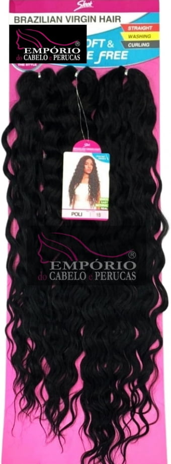 CABELO BIO FIBRA SLEEK BRAZILIAN VIRGIN HAIR CROCHET BRAIDS POLI CABELO BIO FIBRA SLEEK BRAZILIAN VIRGIN HAIR CROCHET BRAIDS POLI