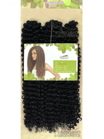 CABELO ORGÂNICO TRUE ME CROCHET BRAIDS BIA COR PRETO CABELO ORGÂNICO TRUE ME CROCHET BRAIDS BIA COR PRETO