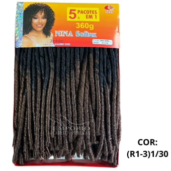 CABELO SINTÉTICO NINA SOFTEX PACOTÃO 360gr