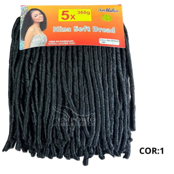 CABELO SINTÉTICO NINA SOFTEX PACOTÃO SER MULHER  360gr